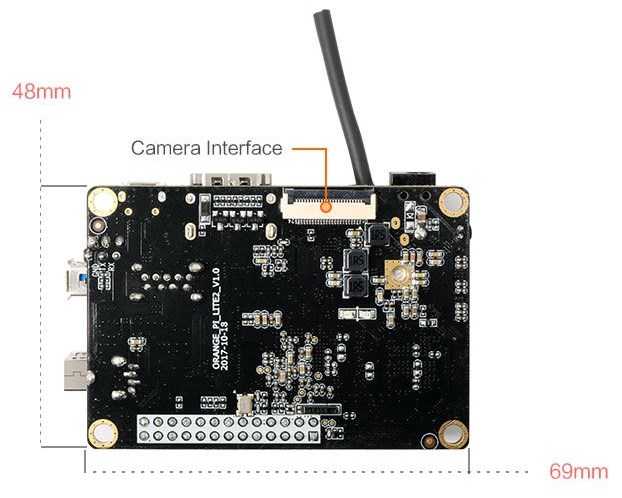 Orange Pi Lite2 H6 -  64bit четырехъядерный одноплатник с USB3.0, Wi-Fi AC и 1Гб RAM