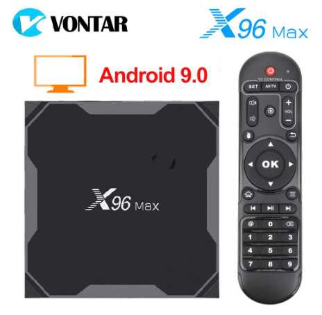Обзор Vontar X96Max+ улучшенная cмарт ТВ приставка, SOC Amlogic S905X3 с видеопроцессором G31™ MP2 под управлением Android 9.0
