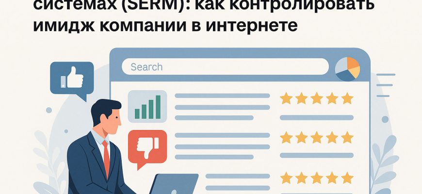 Управление репутацией в поисковых системах (SERM): как контролировать имидж компании в интернете