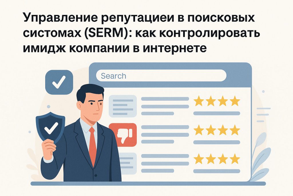 Управление репутацией в поисковых системах (SERM): как контролировать имидж компании в интернете